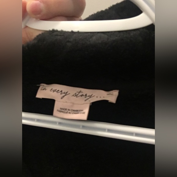 Velour-style bath robe - Picture 4 of 4